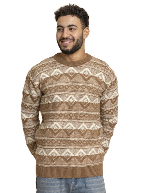Coffee*Off - white Design 2426 S - Round Pullover - Khotwh